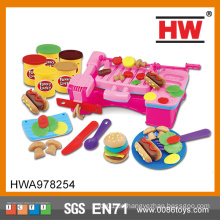 Lustige Kinder pädagogische DIY Spielzeug-Nahrungsmittelfarbe Lehm
